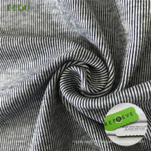 2019 Nouveau design Éco-Friendly 100% Recycle Recycle Reterlock Stripe Tissu